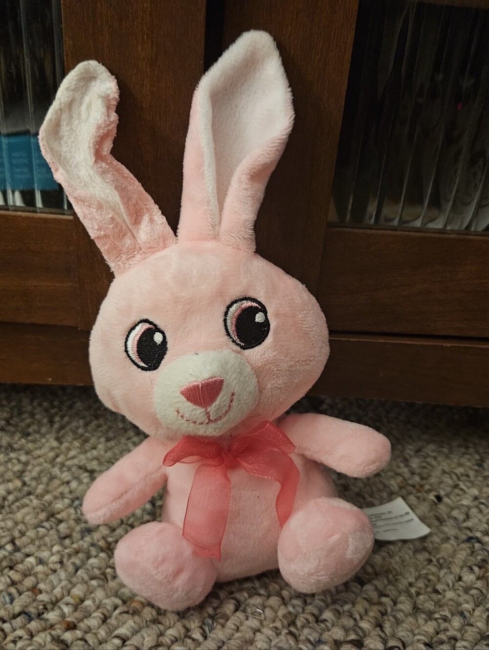 Pink Bunny With Pink Bow